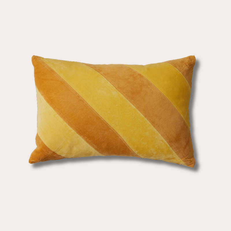 HKliving kussen - Striped Velvet April