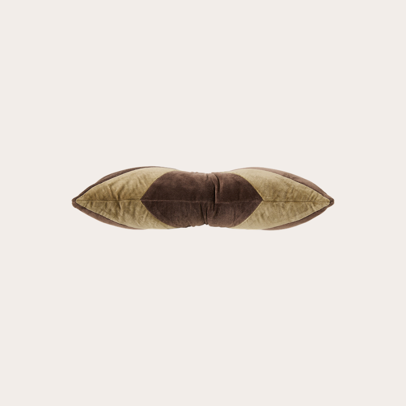 HKliving Velvet brown cushion