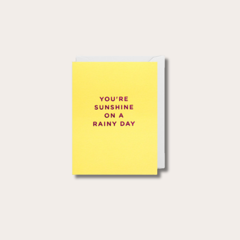 Kaart - You're sunshine