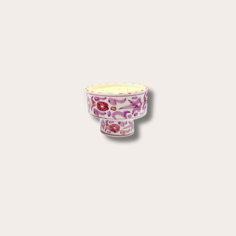 Chabi Chic - geurkaars - lila bloemen