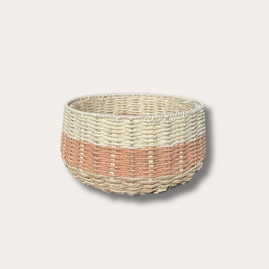 Mand Riet - Wit/zalm