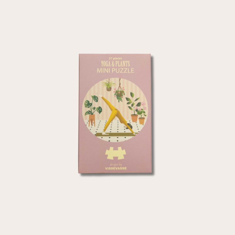 Mini puzzel - Yoga & plants