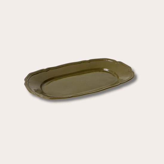 HKliving - Serving tray - Olive