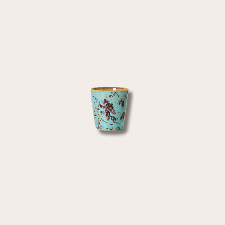 HKliving - Ristretto mug - Futurism - Patina
