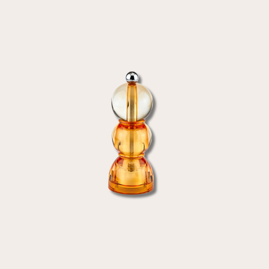 Peper- en zoutmolen - Bobbin mini - Icy Amber