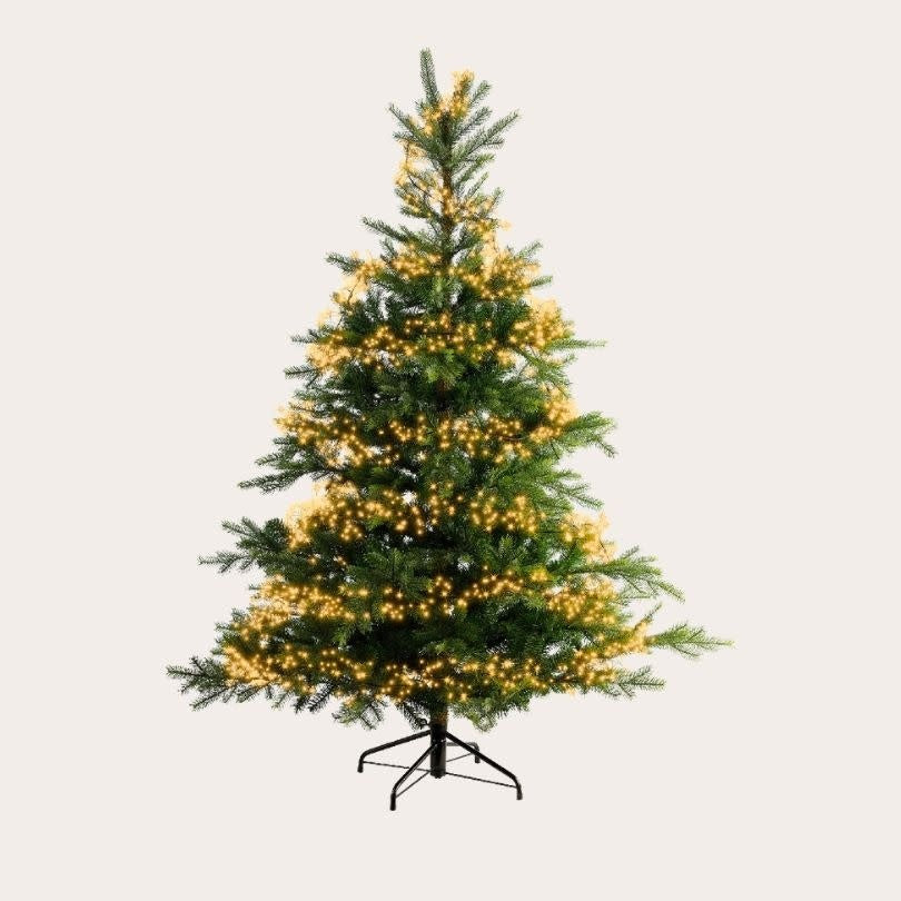 Kerstverlichting - Cluster - Zwart/klassiek warm - 3 m