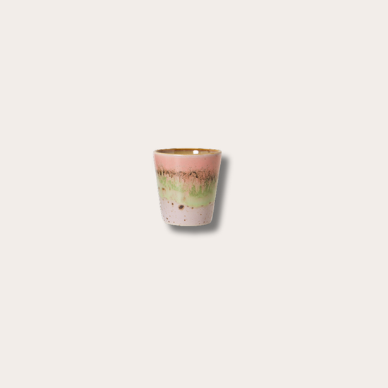 HKliving - Ristretto mug - Futurism - Glaze