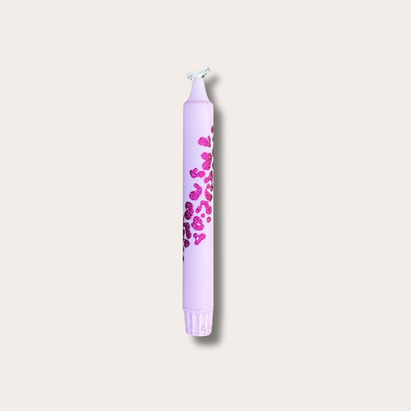 Kaars - Essence - panter - lila