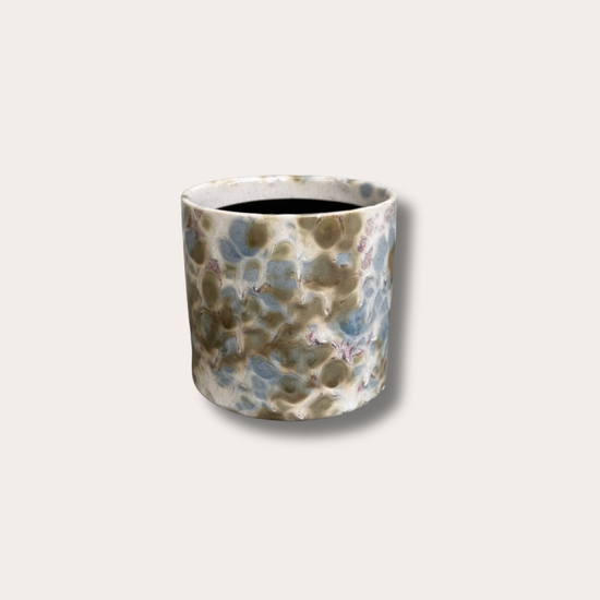 Pot - Gaudi - gevlekt groen/blauw