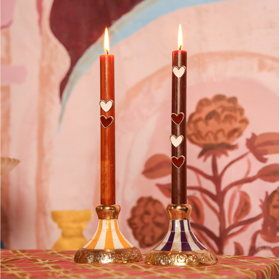 Pyar Heart Candle Charm - set van 2