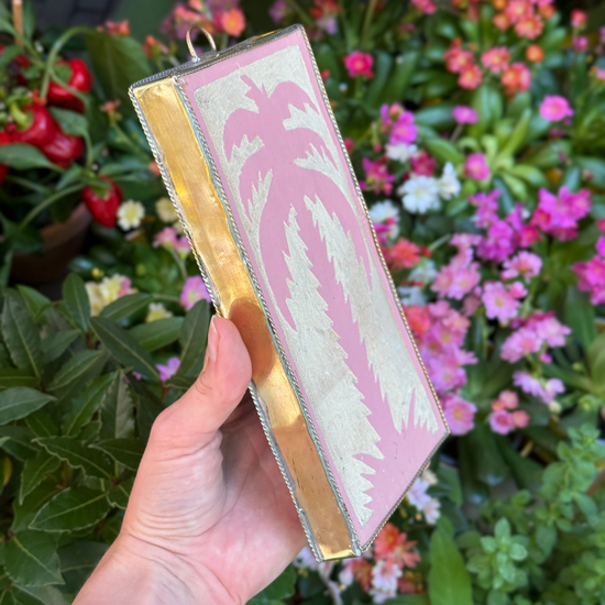 Zelliges tegel - Palm - Roze M