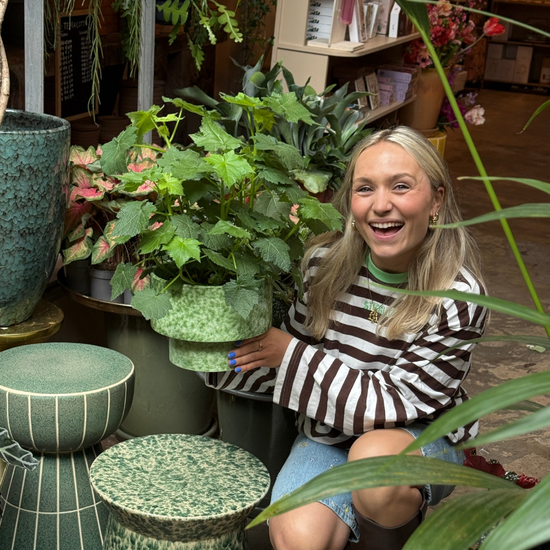 Pot - Bobbi - Gevlekt - groen
