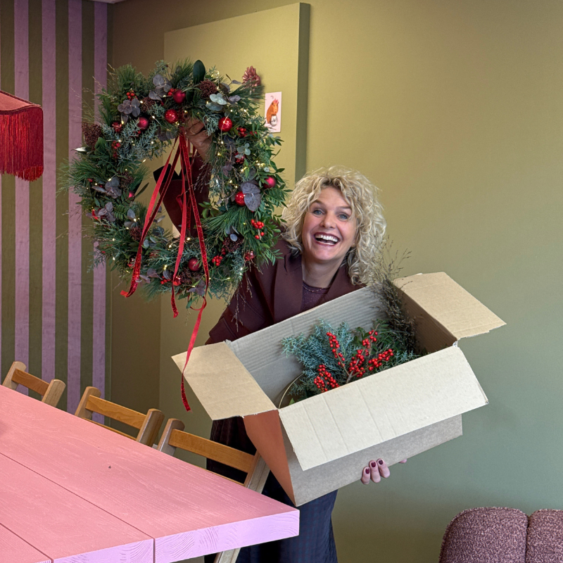 Kerstkrans workshop - thuispakket