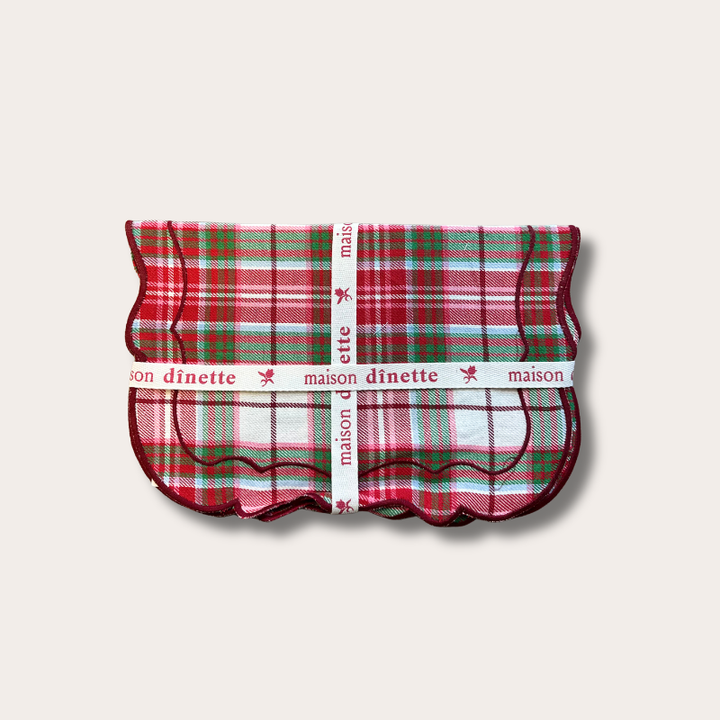 Placemats - Angèle - rood (set van 2)