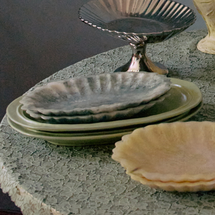 HKliving - New classics resin tray - pale blue