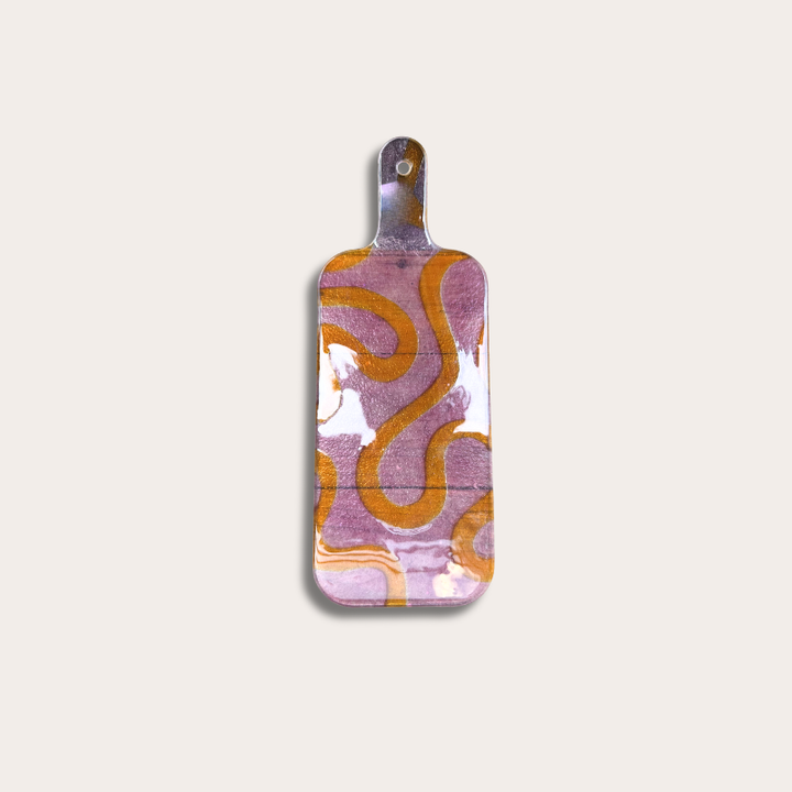 Borrelplank - Glas - Multicolor - S