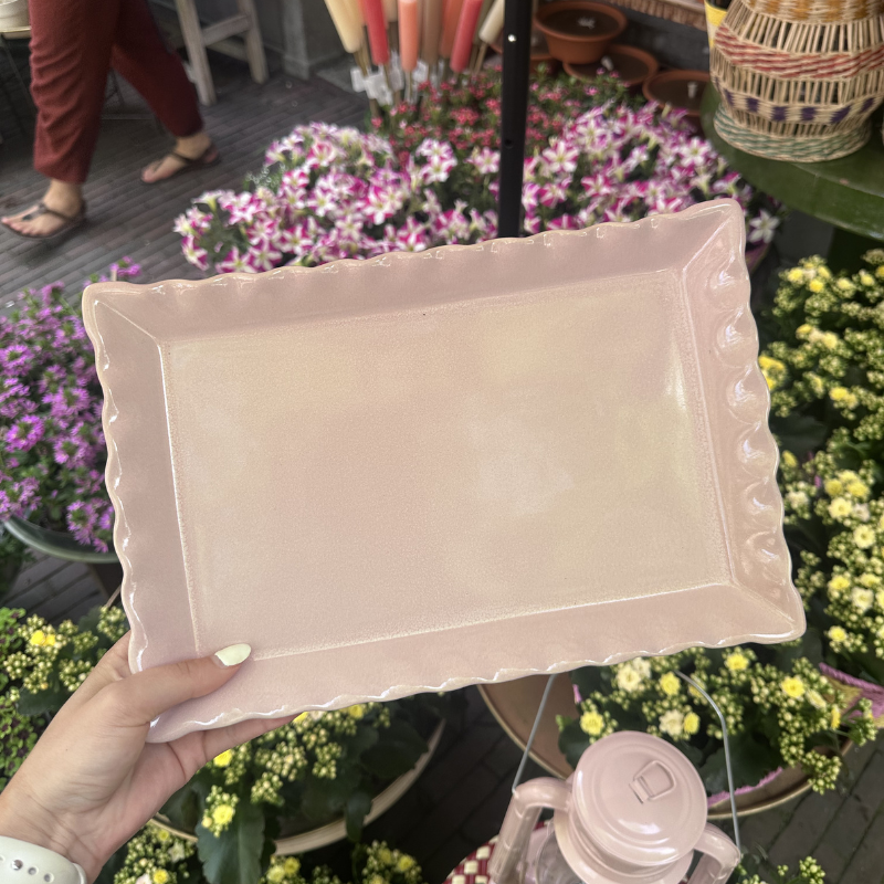 Serveerschaal Moris - Rose Fondant - S
