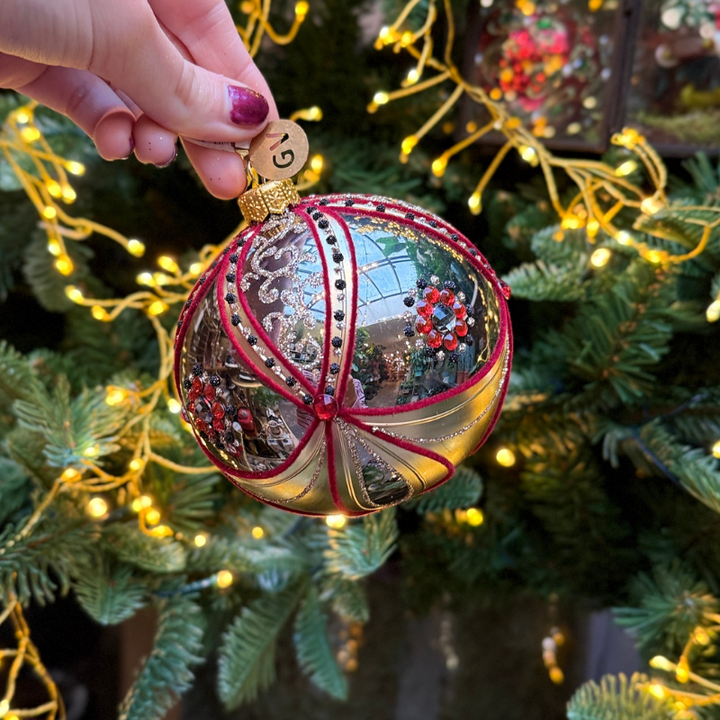 GV - Kerstbal - Aimée - Zilver