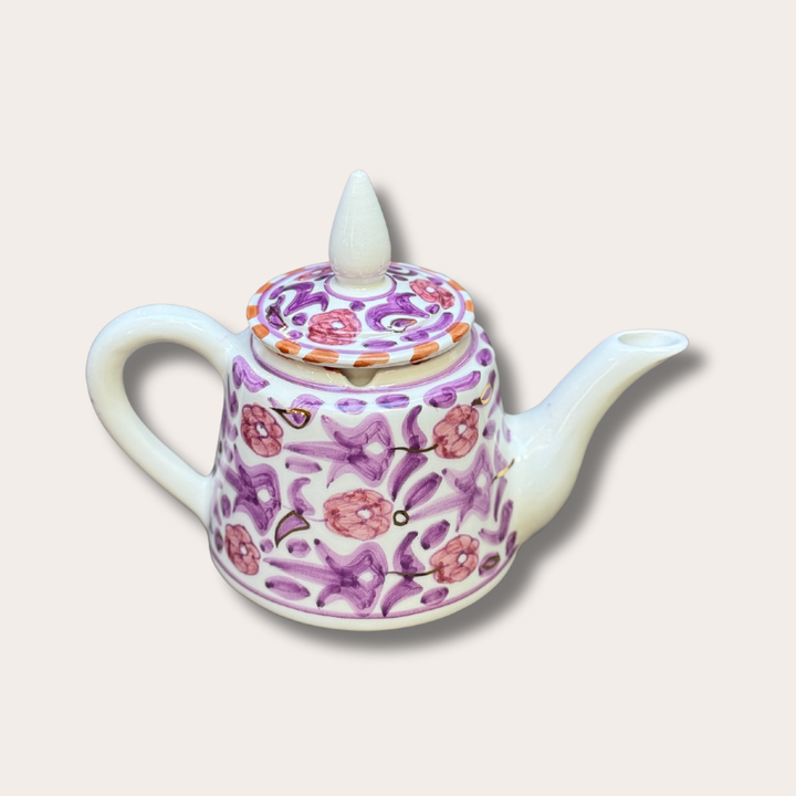 Chabi Chic - thee pot - lila bloemen