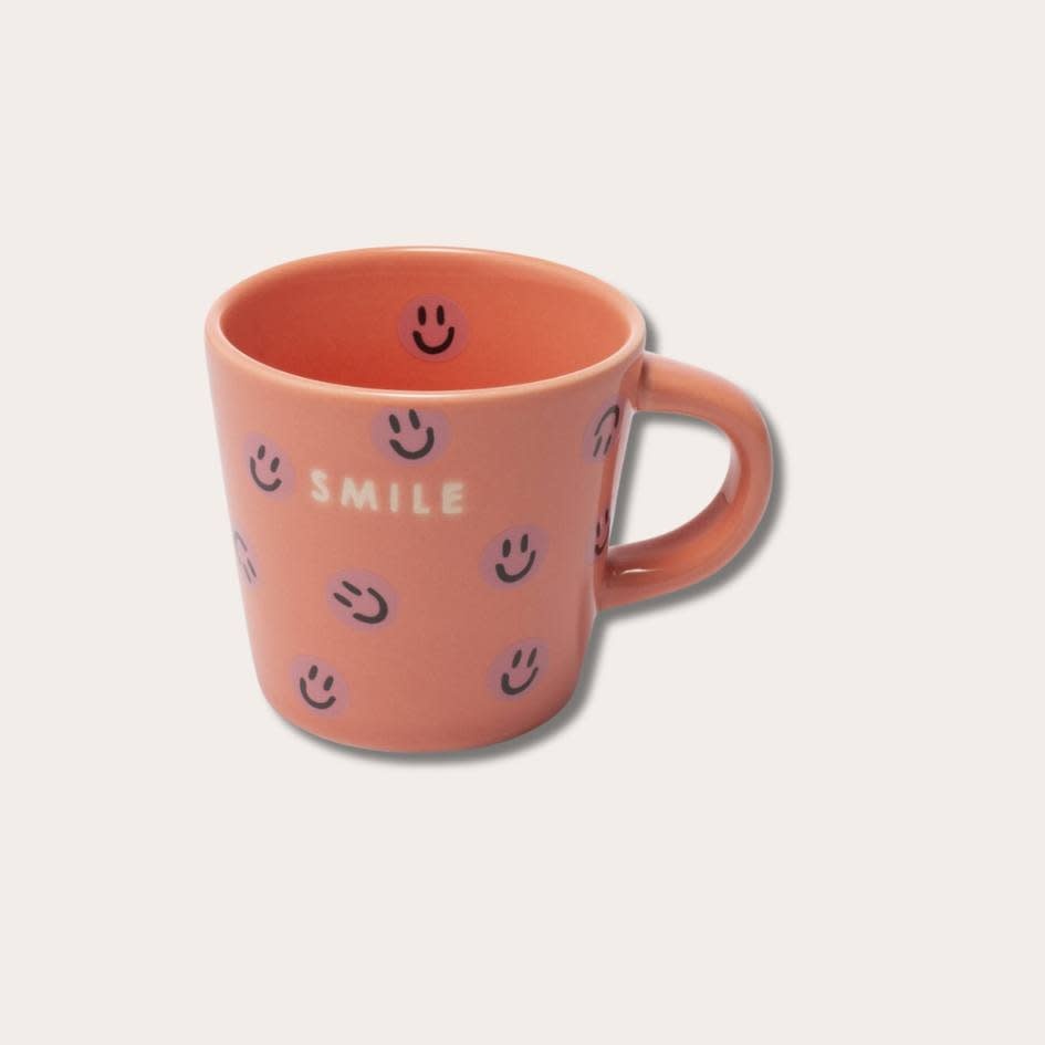Espresso cup - Smile - koraal