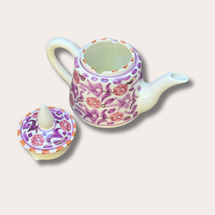 Chabi Chic - thee pot - lila bloemen