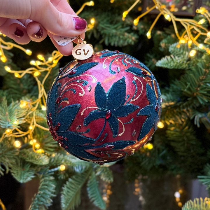 GV - Kerstbal - Karin - Rood