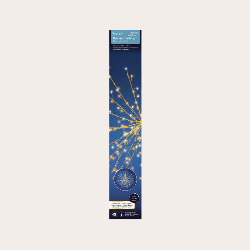 Kerstverlichting - Rudy - Warm wit