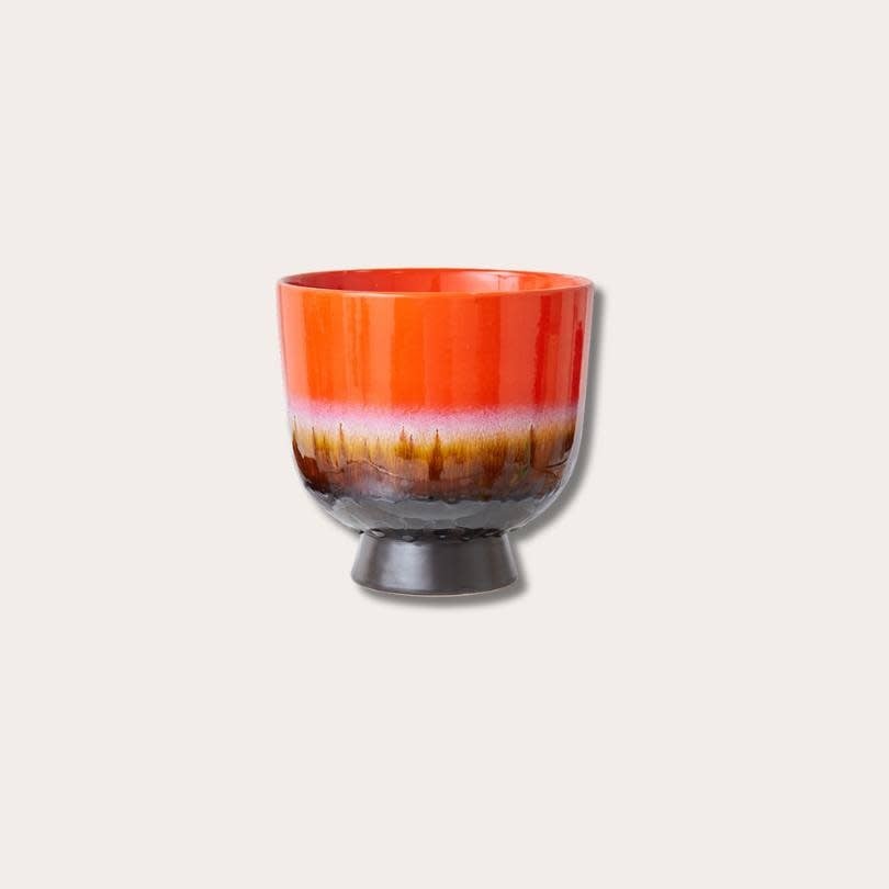 HKliving retro flower pot cherry red