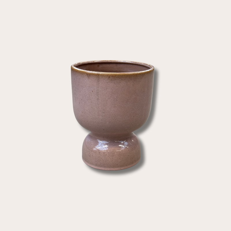 Pot op voet - Riah - roze