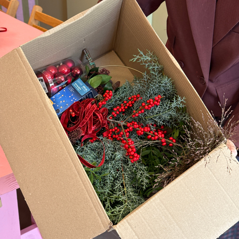 Kerstkrans workshop - thuispakket