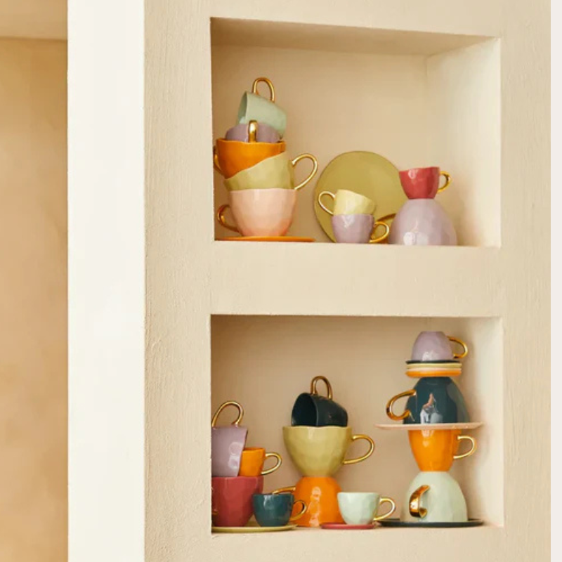 UNC - Good Morning Cup Cappuccino/Tea - Old pink