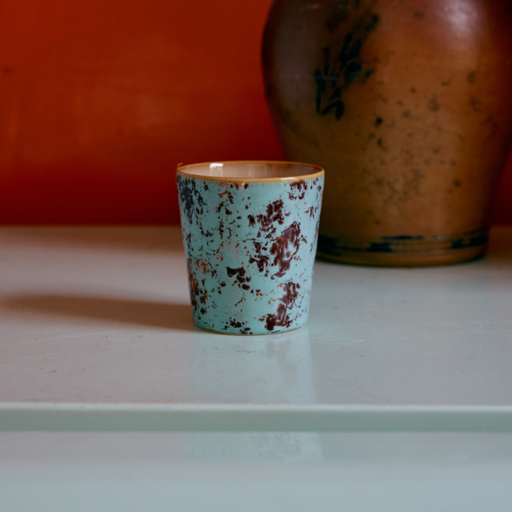 HKliving - Ristretto mug - Futurism - Patina