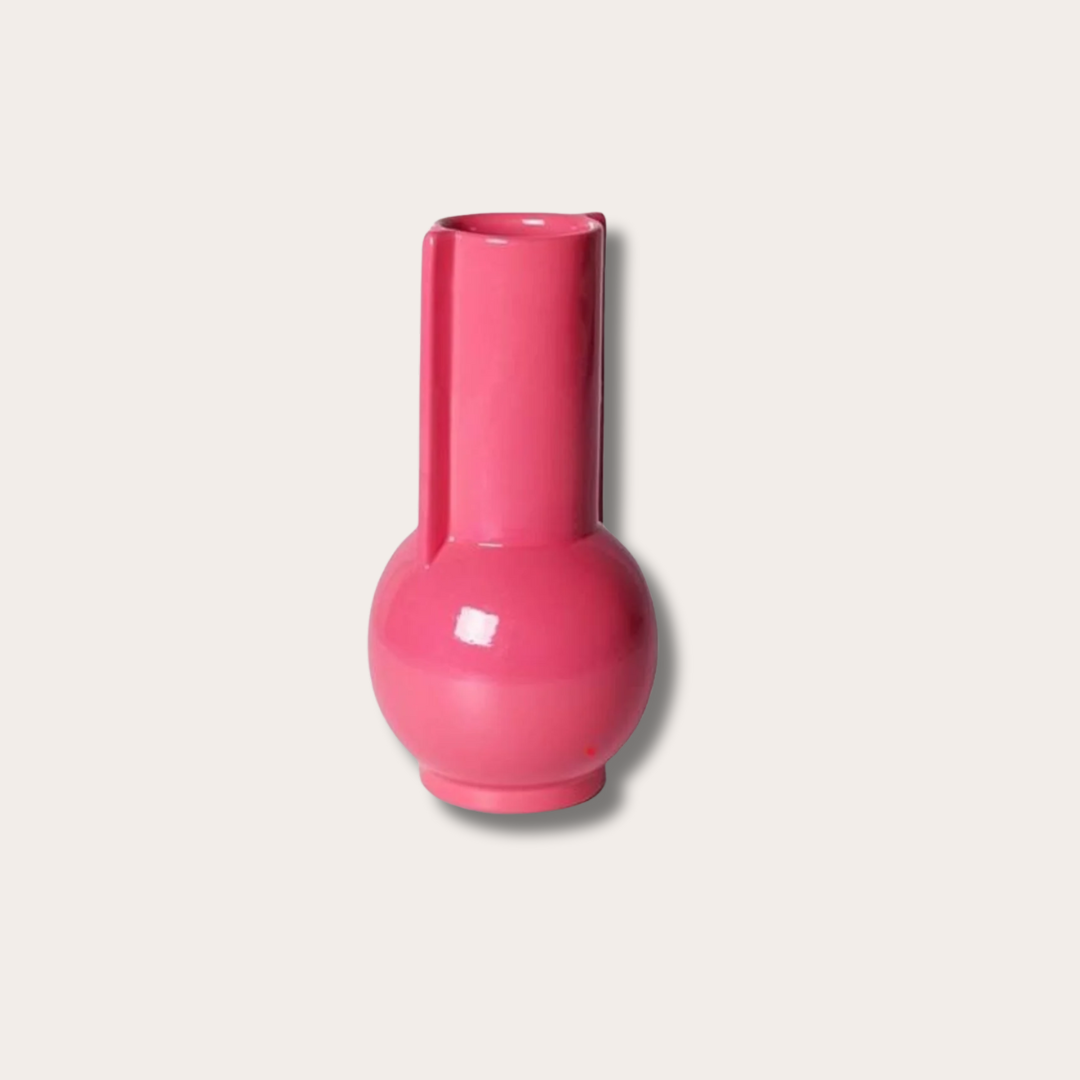 HKliving - ceramic vase - hot pink