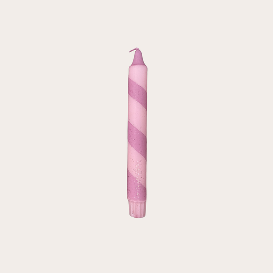 Kaars - Essence - Roze spiraal