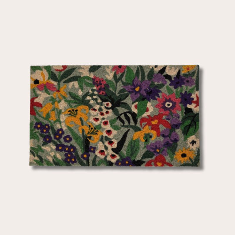 Deurmat - bloemen