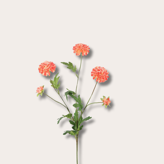 Zijden bloem - Pompon Chrysant - Roze