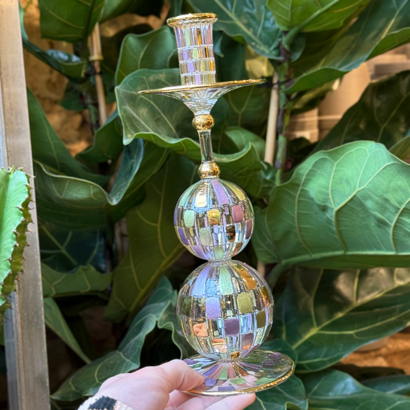 Kandelaar GV - Bubbels M - groen, lila