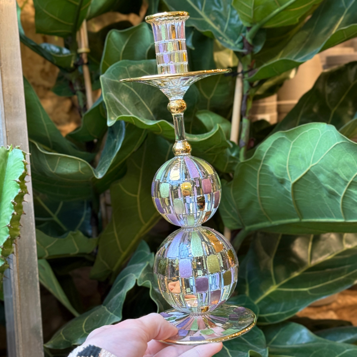 Kandelaar GV - Bubbels M - groen, lila