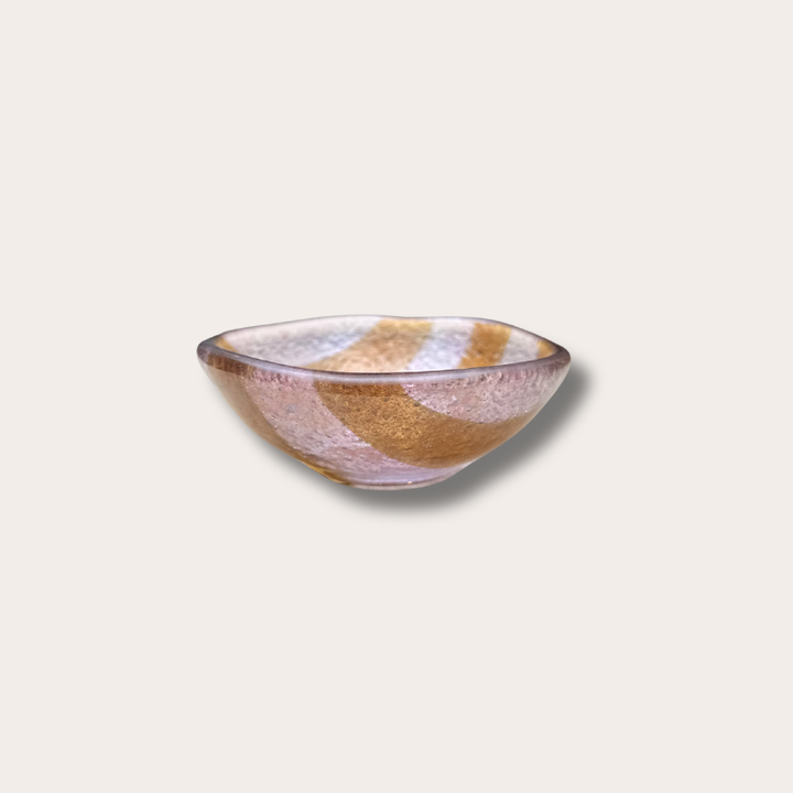 Schaaltje - Glas - Oranje/roze - XS