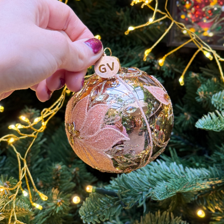 GV - Kerstbal - Rosa - Roségoud
