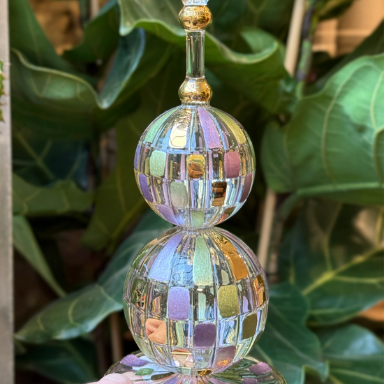 Kandelaar GV - Bubbels M - groen, lila