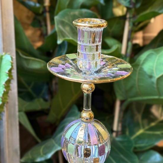 Kandelaar GV - Bubbels M - groen, lila