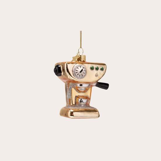 Ornament – Koffiemachine - Goud