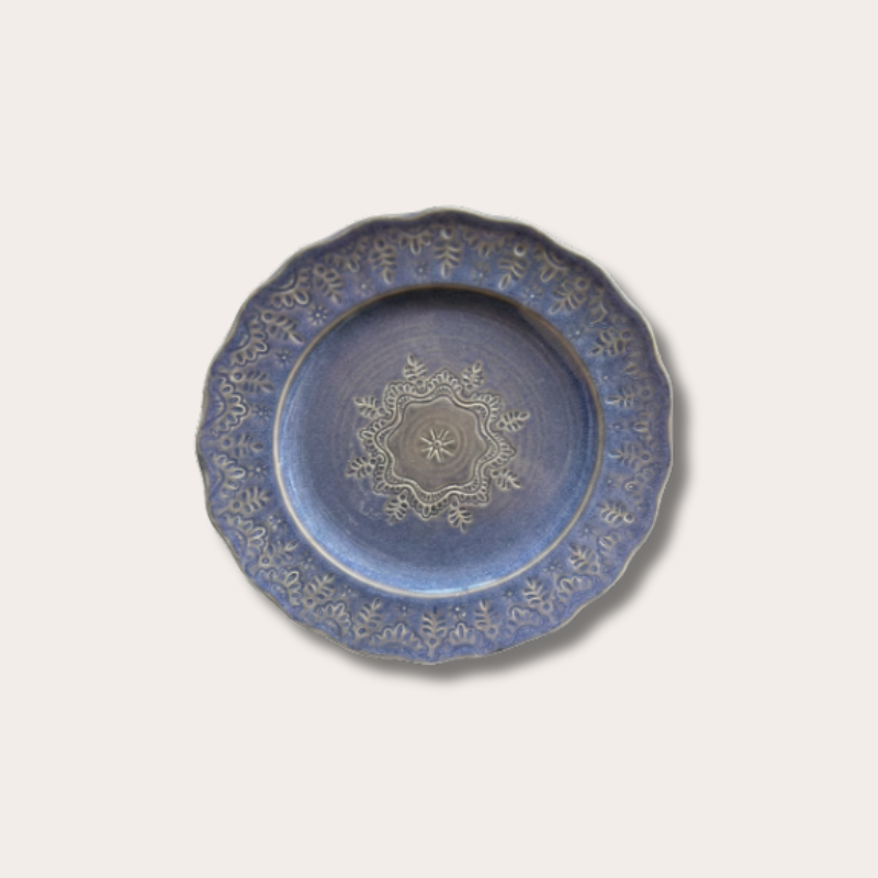 GV - Ontbijtbord Fiore - Denim