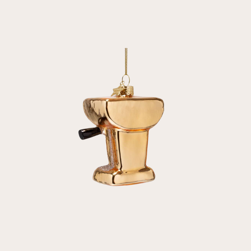 Ornament – Koffiemachine - Goud