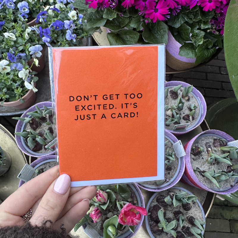 Kaart - Don't get too excited