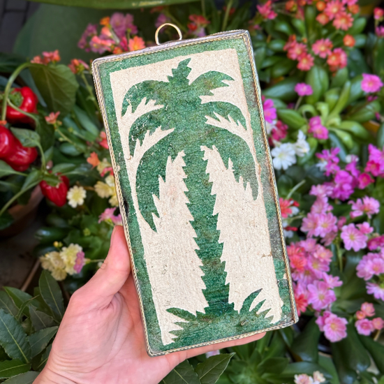 Zelliges tegel - Palm - Groen M