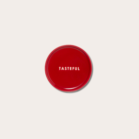 Plate - Tasteful - Red