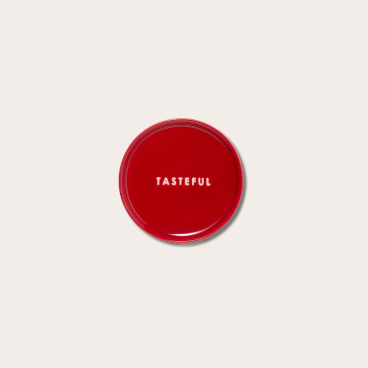 Plate - Tasteful - Red