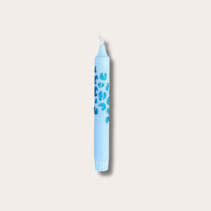 Kaars - Essence - panter - blauw